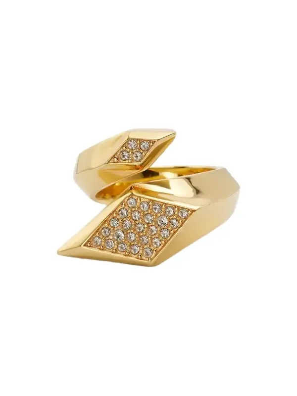 Crystal-embellished ring