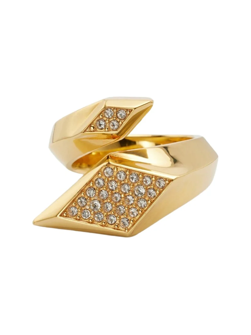 Crystal-embellished ring
