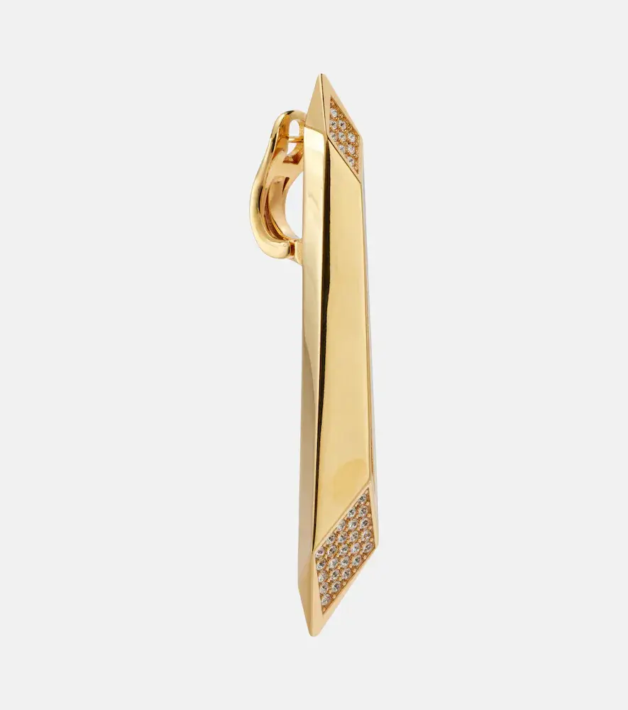 Versace Crystal-embellished drop earrings | Thumbnail 2 Versace Crystal-embellished drop earrings | Thumbnail 2