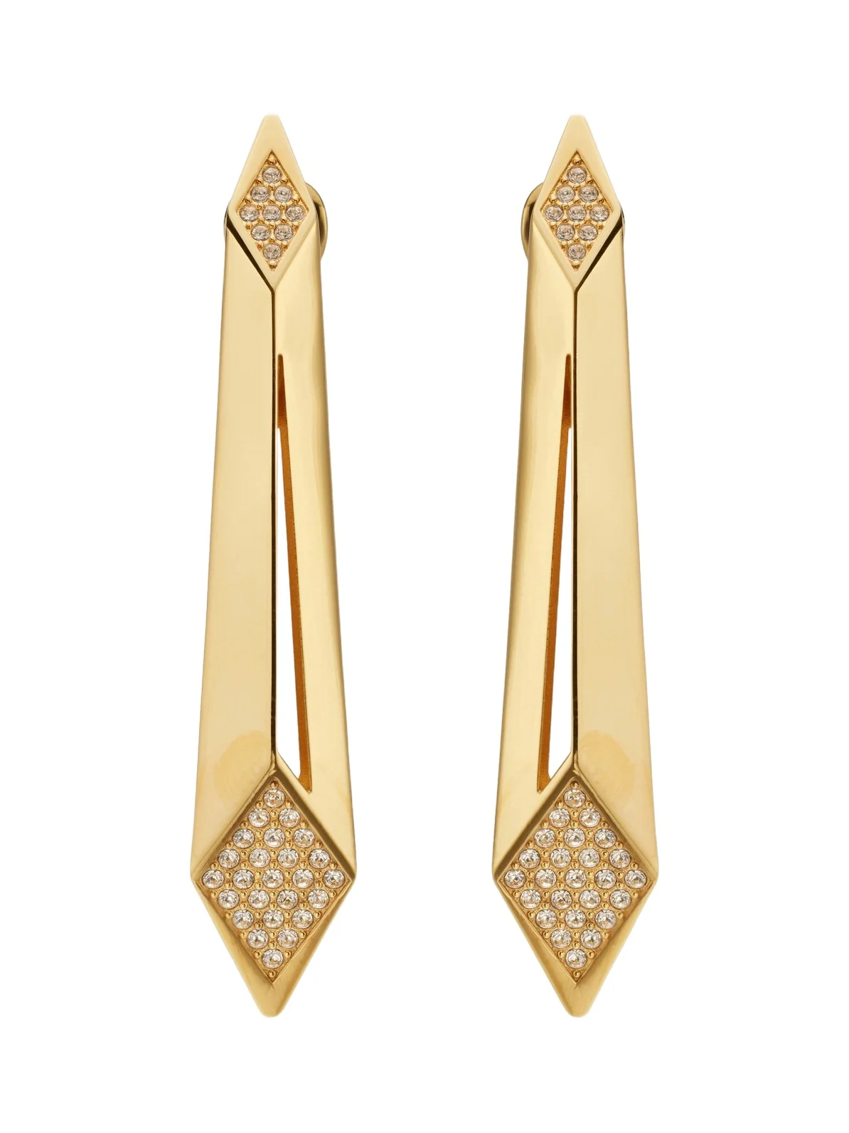 Crystal-embellished drop earrings Crystal-embellished drop earrings