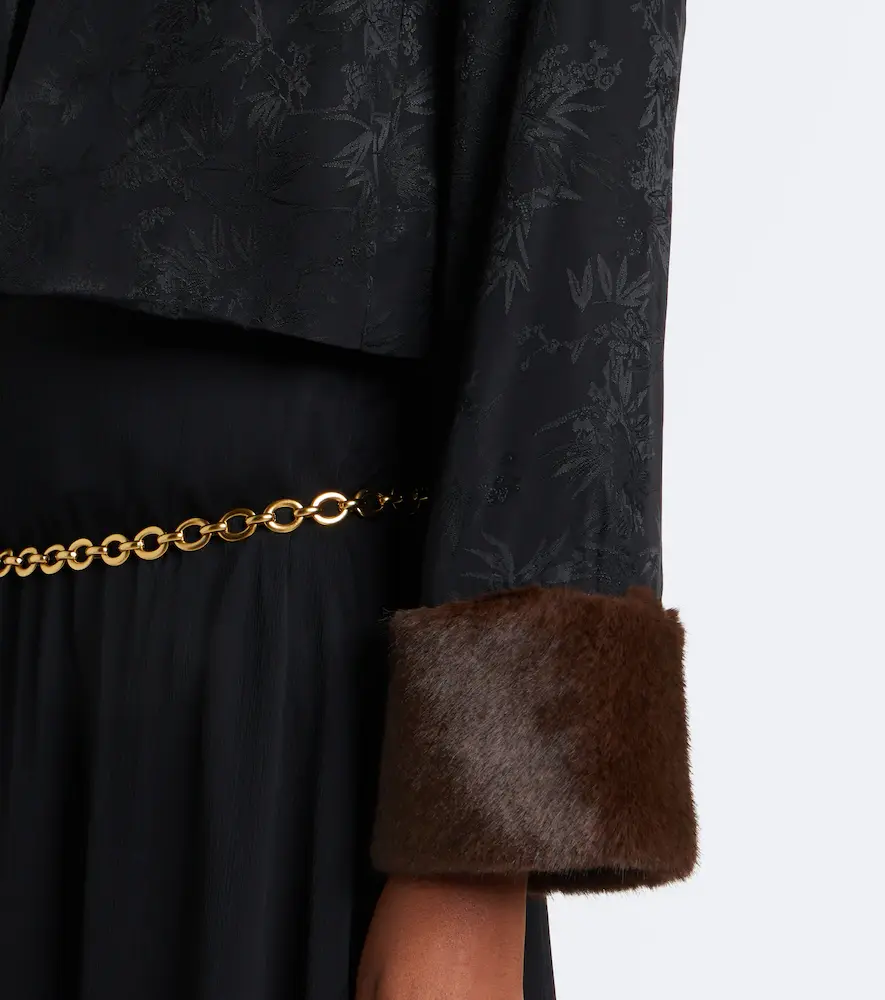 Rixo Luanne jacquard cropped jacket | Thumbnail 4 Rixo Luanne jacquard cropped jacket | Thumbnail 4