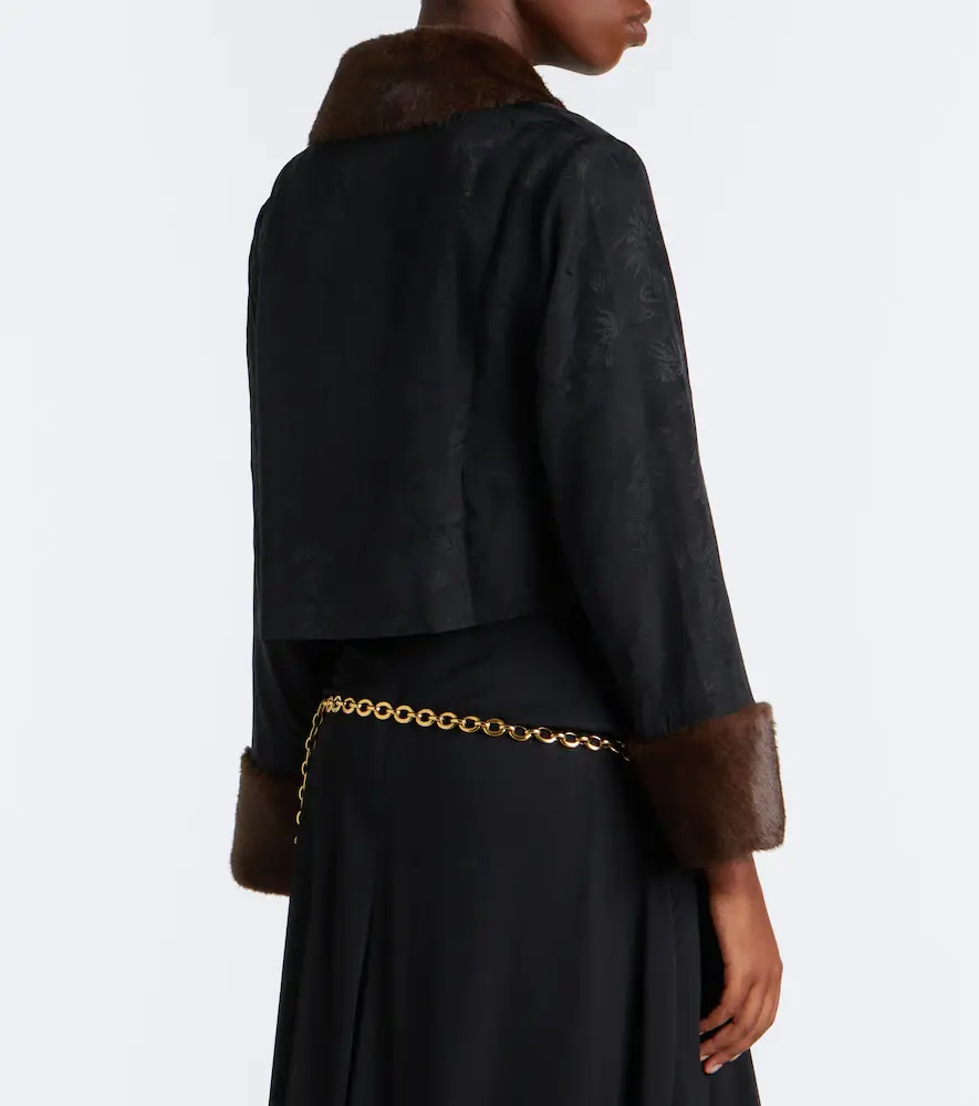 Rixo Luanne jacquard cropped jacket | Thumbnail 5 Rixo Luanne jacquard cropped jacket | Thumbnail 5
