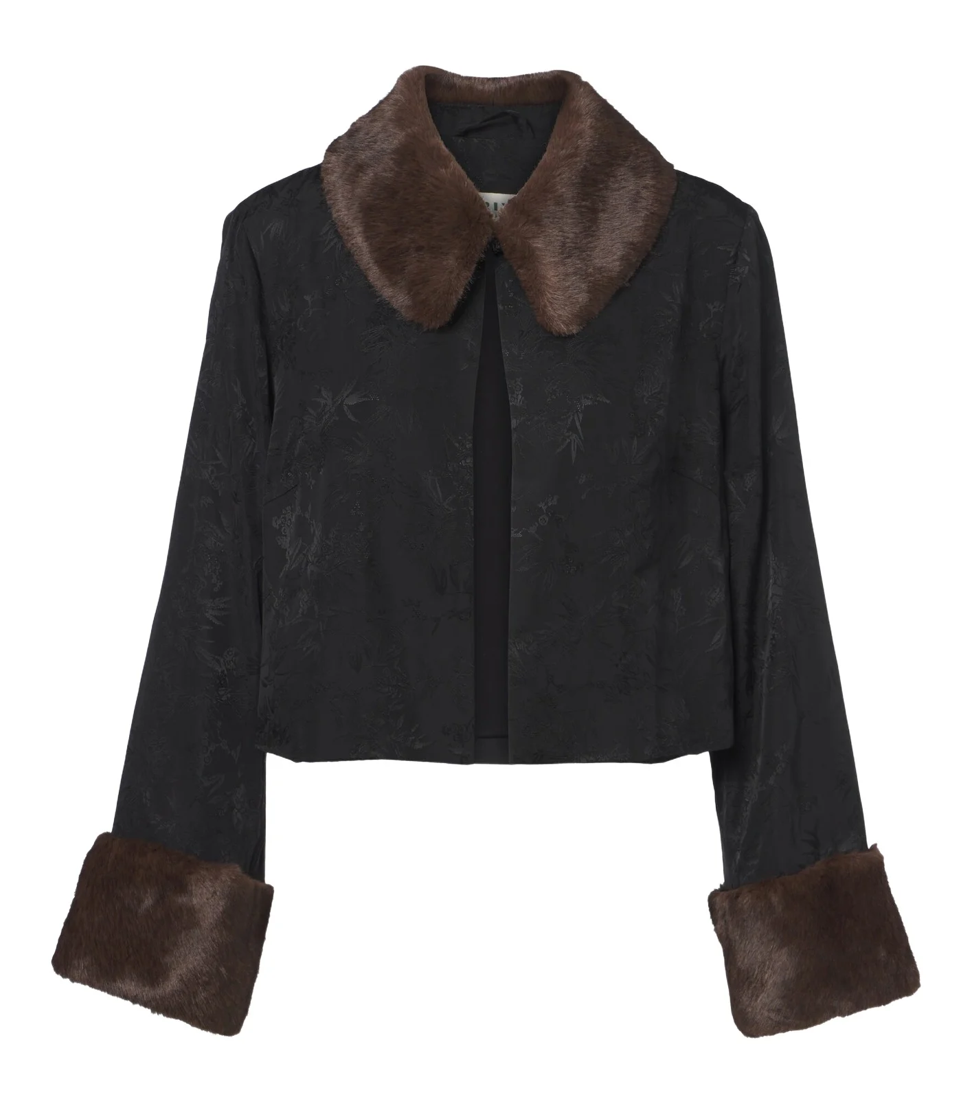 Luanne jacquard cropped jacket