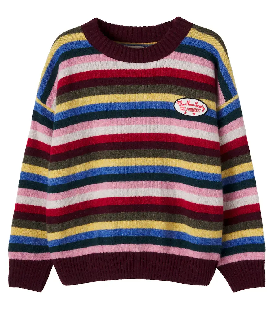 THE NEW SOCIETY Root striped wool-blend sweater | Image 1 THE NEW SOCIETY Root striped wool-blend sweater | Image 1