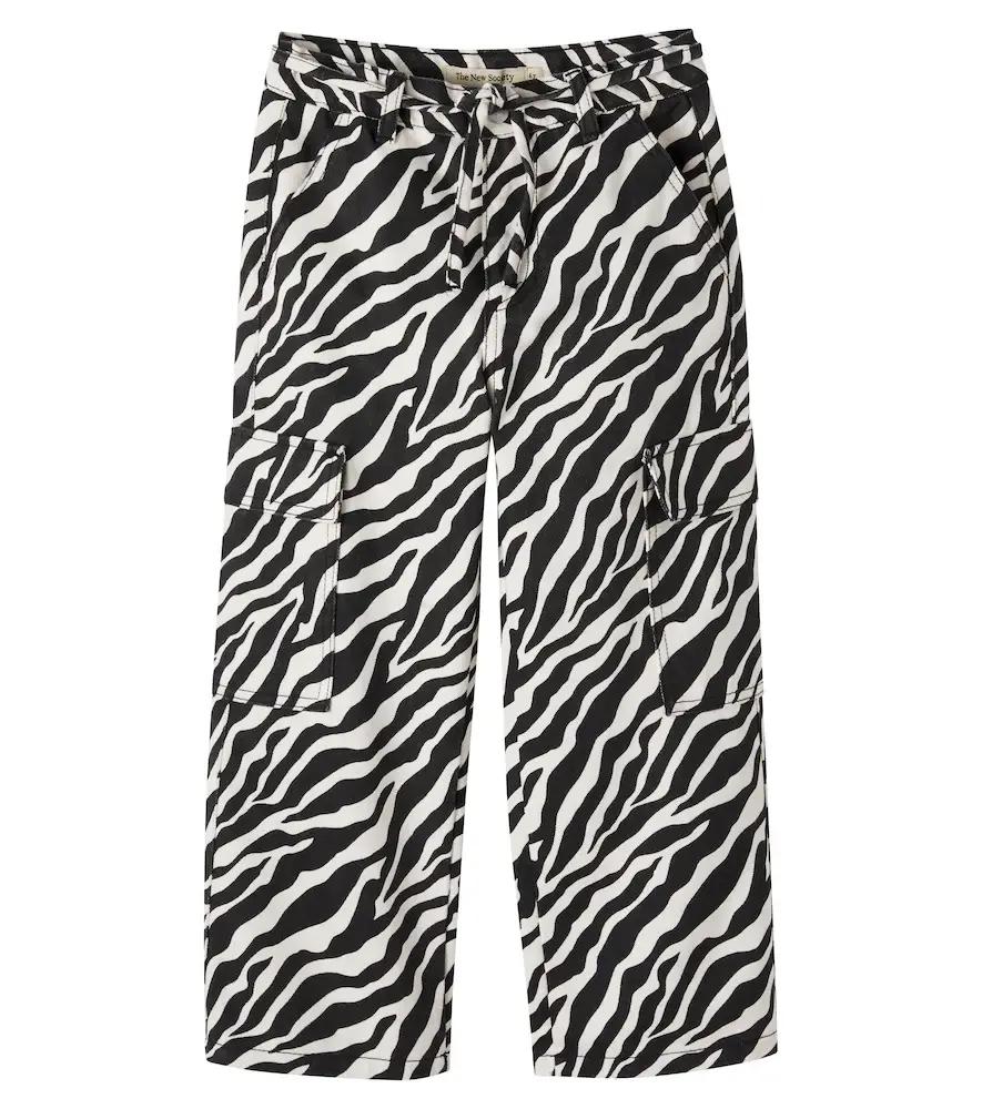 THE NEW SOCIETY Zebra-print cotton pants | Image 1 THE NEW SOCIETY Zebra-print cotton pants | Image 1
