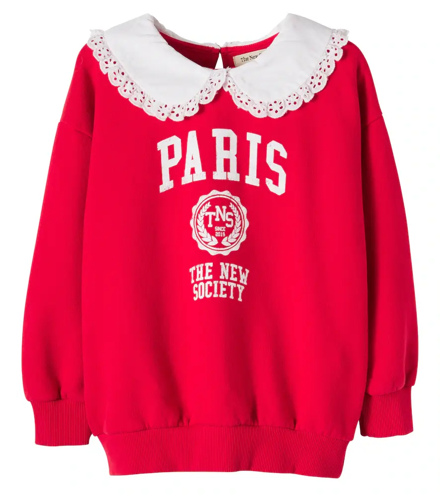 THE NEW SOCIETY Paris cotton jersey sweatshirt | Image 1 THE NEW SOCIETY Paris cotton jersey sweatshirt | Image 1