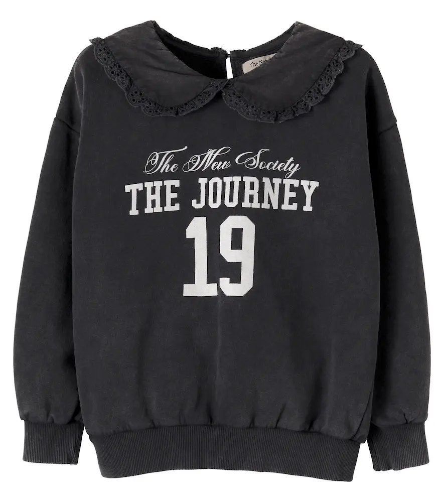 THE NEW SOCIETY Bluff printed cotton sweatshirt | Image 1 THE NEW SOCIETY Bluff printed cotton sweatshirt | Image 1
