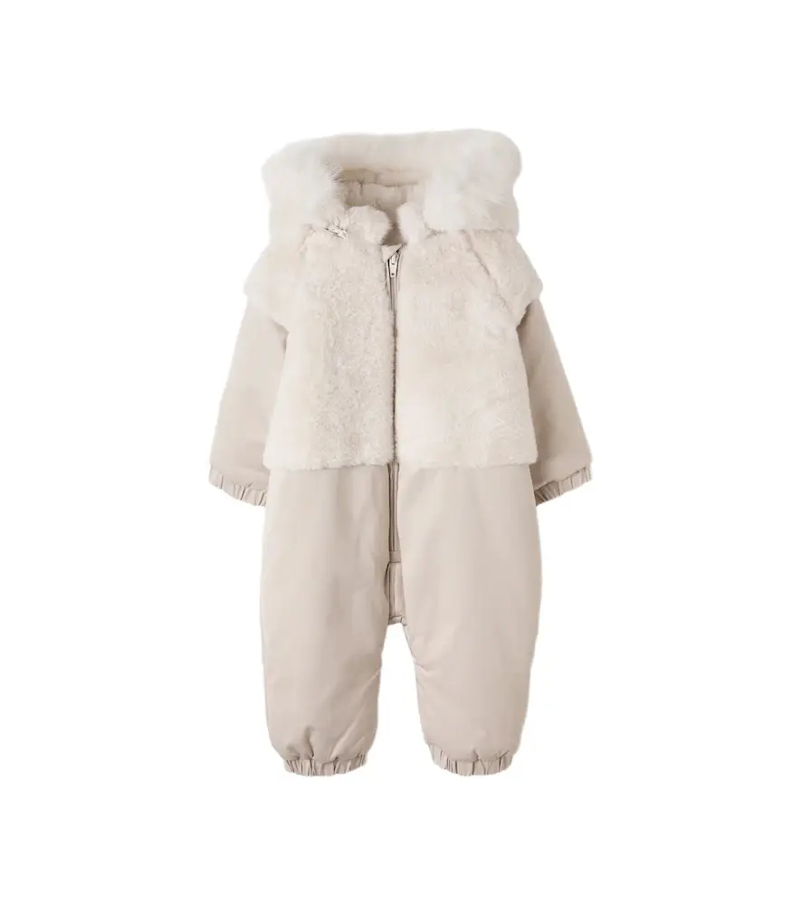 DONSJE Baby Maevie hooded cotton-blend onesie | Image 1 DONSJE Baby Maevie hooded cotton-blend onesie | Image 1