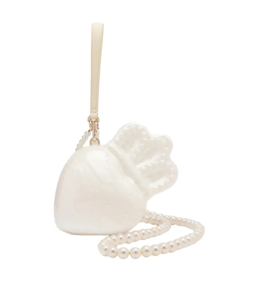 Simone Rocha Claddagh embellished clutch | Image 1 Simone Rocha Claddagh embellished clutch | Image 1