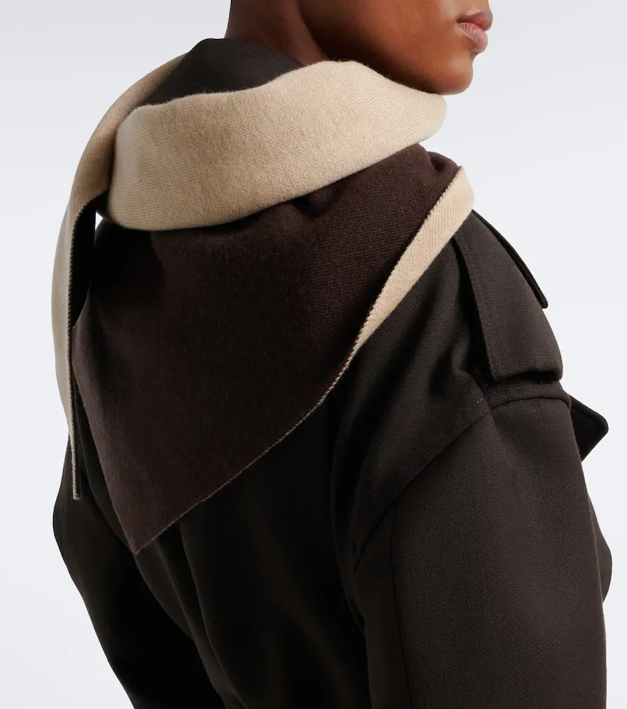 The Frankie Shop Nella reversible wool-blend scarf | Thumbnail 5 The Frankie Shop Nella reversible wool-blend scarf | Thumbnail 5