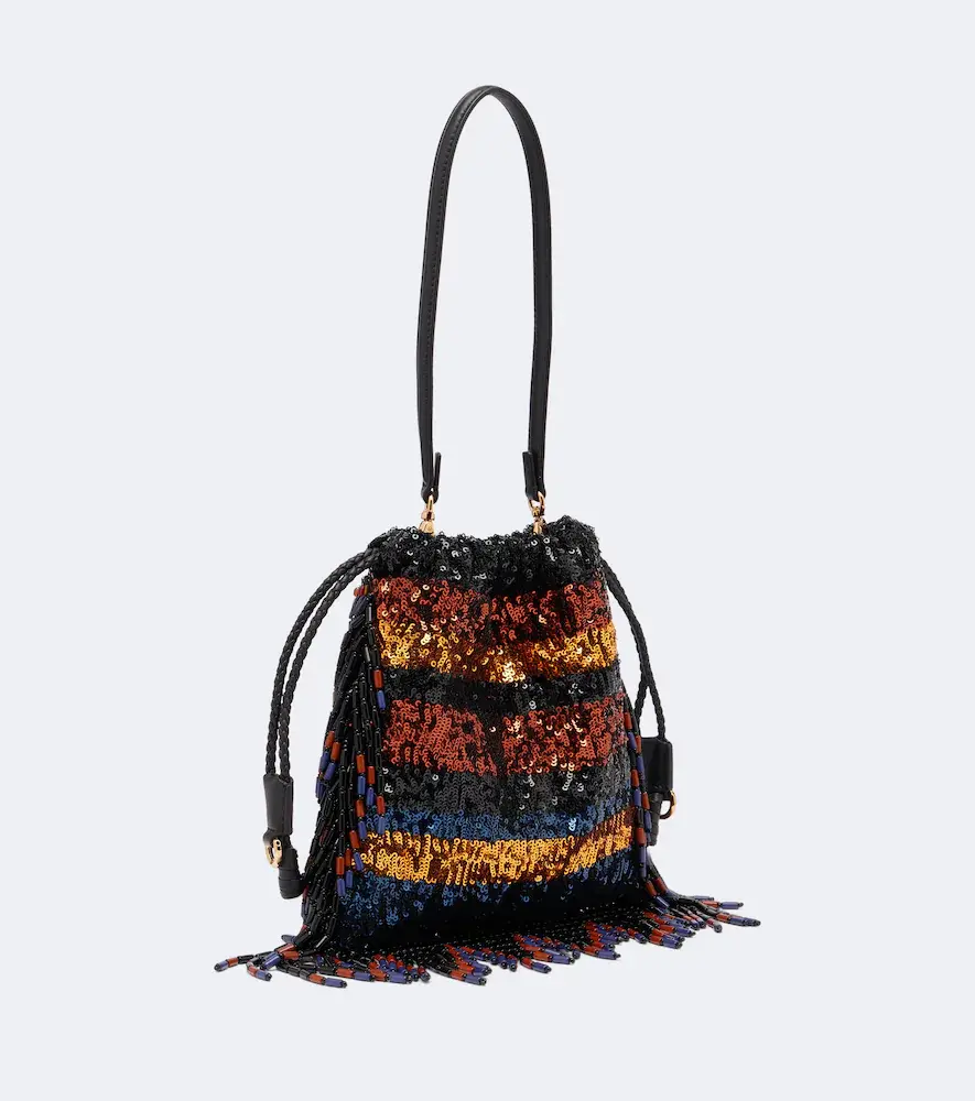 Etro Kalispera Small beaded fringed shoulder bag | Thumbnail 2 Etro Kalispera Small beaded fringed shoulder bag | Thumbnail 2
