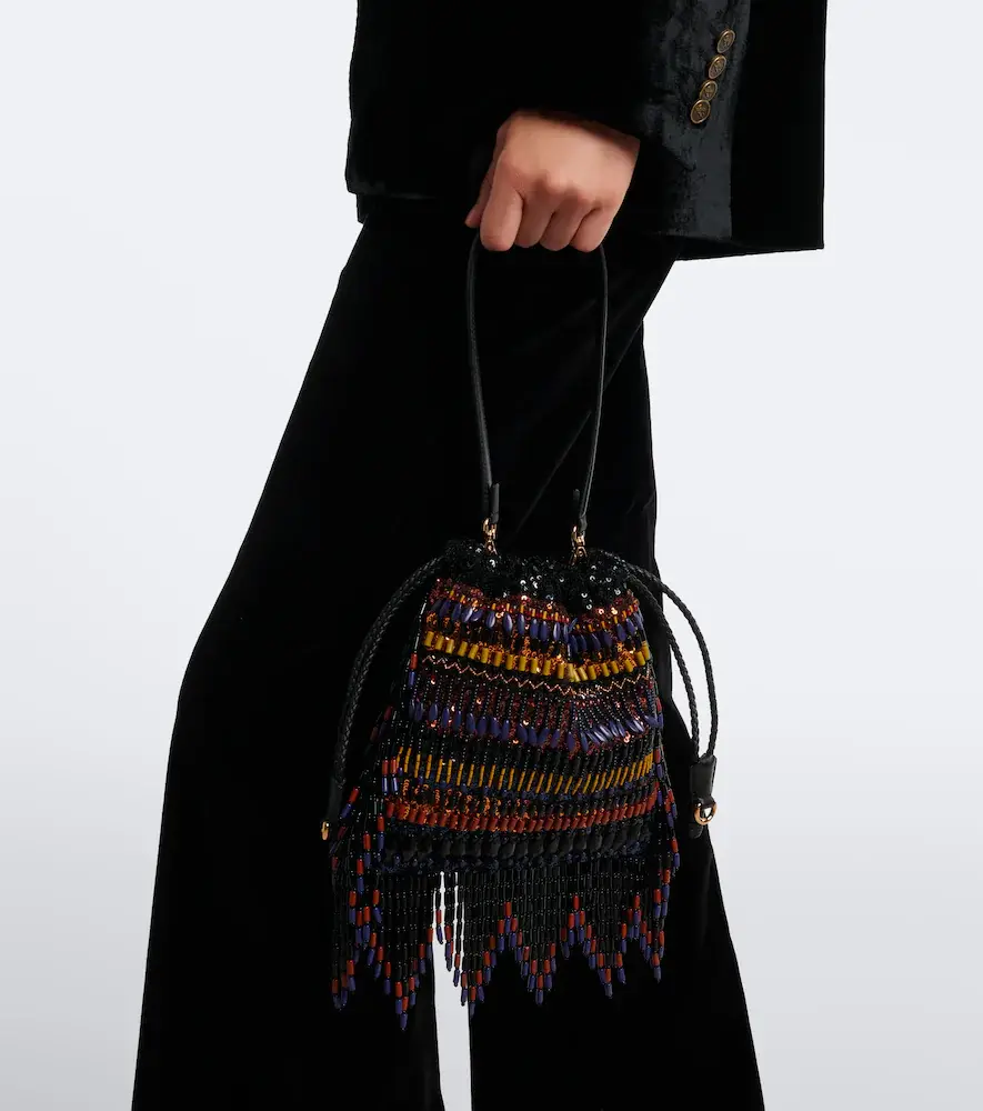 Etro Kalispera Small beaded fringed shoulder bag | Thumbnail 5 Etro Kalispera Small beaded fringed shoulder bag | Thumbnail 5