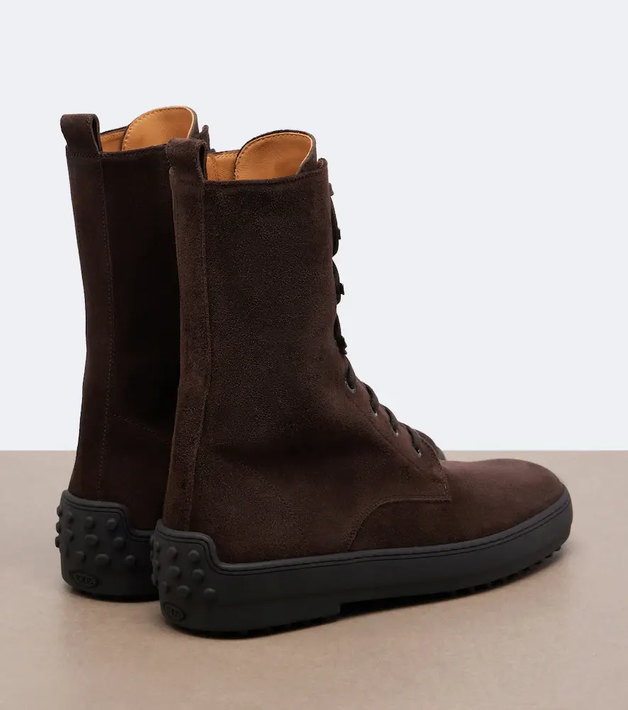 Tod's Gommino suede mid-calf boots | Thumbnail 2 Tod's Gommino suede mid-calf boots | Thumbnail 2