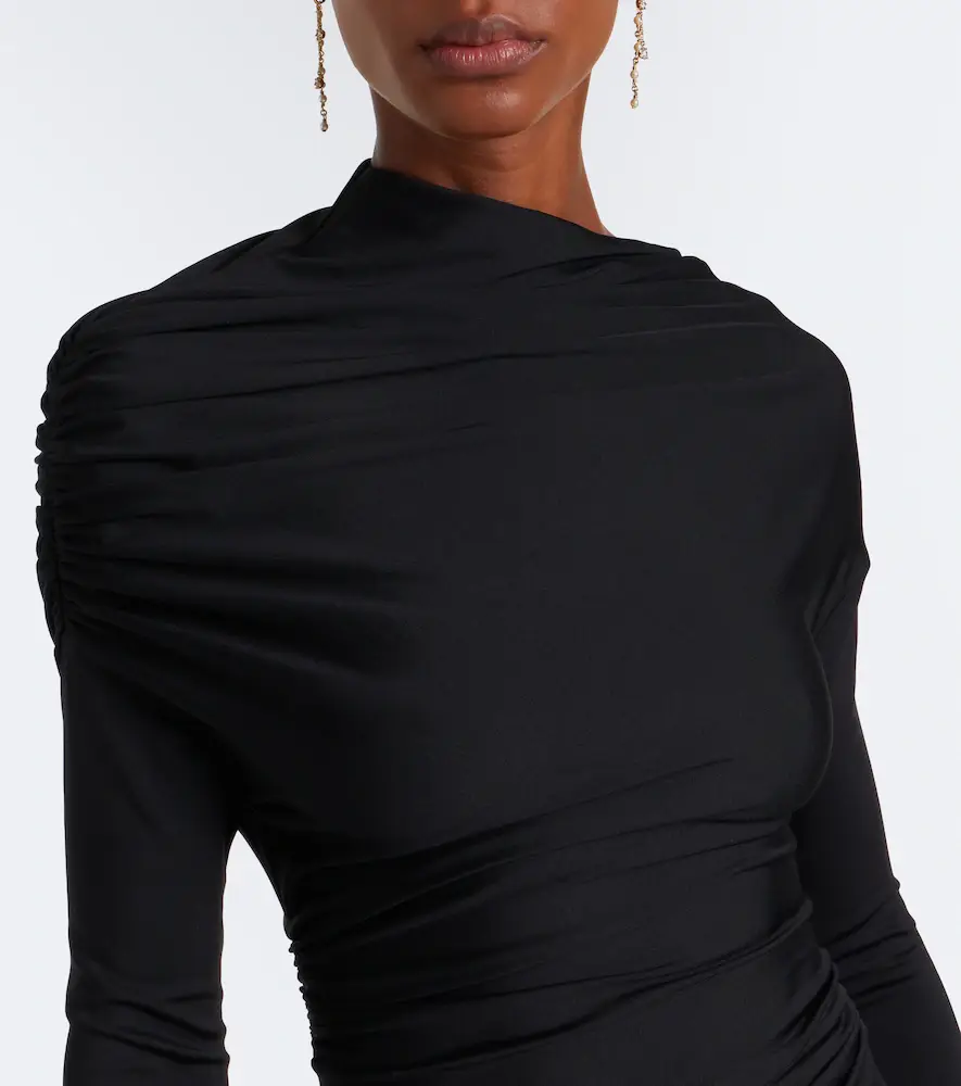 Victoria Beckham Draped jersey gown | Thumbnail 3 Victoria Beckham Draped jersey gown | Thumbnail 3