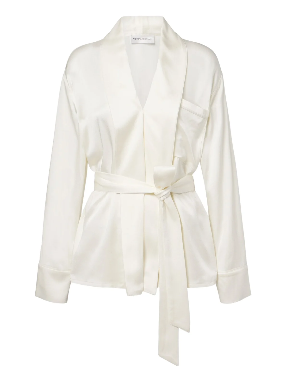 Alba belted satin blouse Alba belted satin blouse