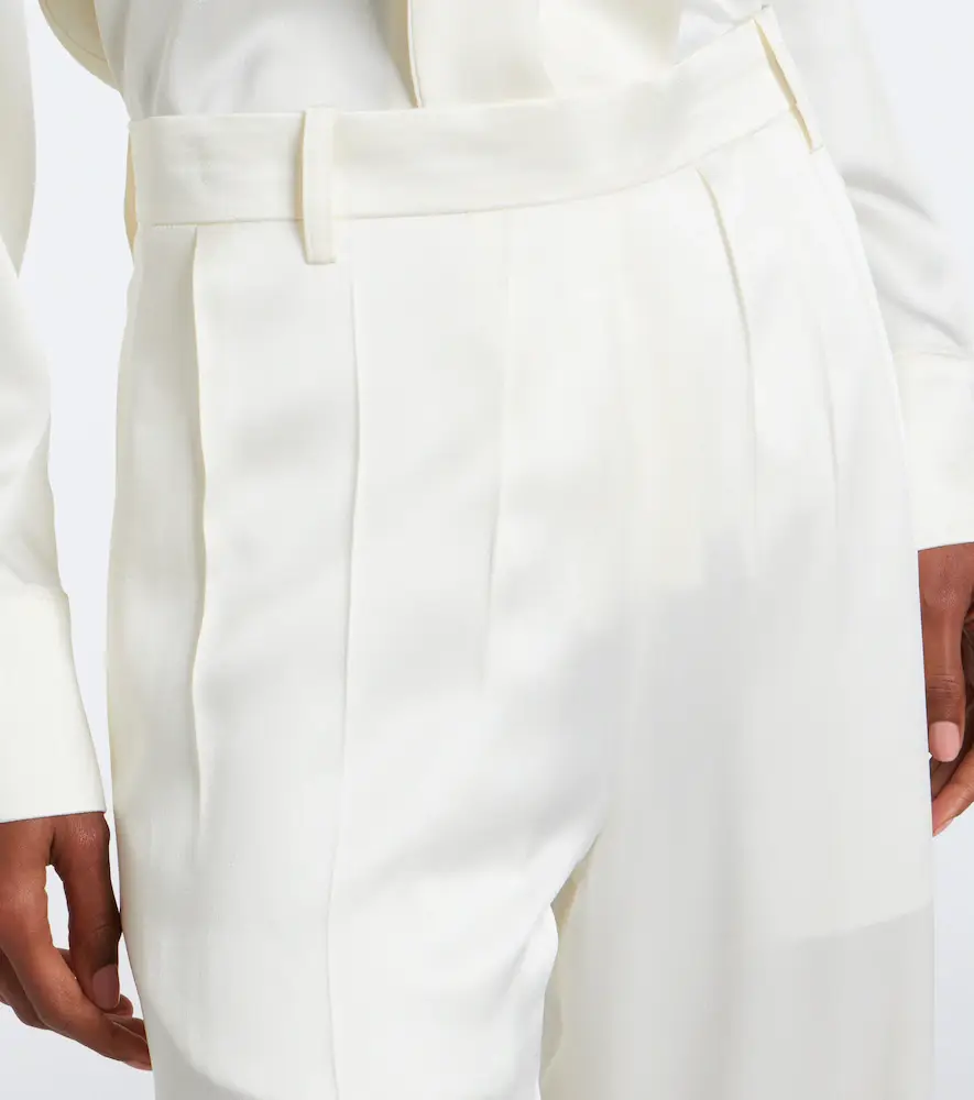 Victoria Beckham Satin wide-leg pants | Thumbnail 5
