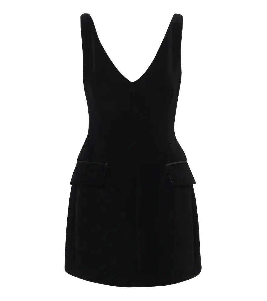 Sportmax Sleeveless velvet minidress | Image 1 Sportmax Sleeveless velvet minidress | Image 1
