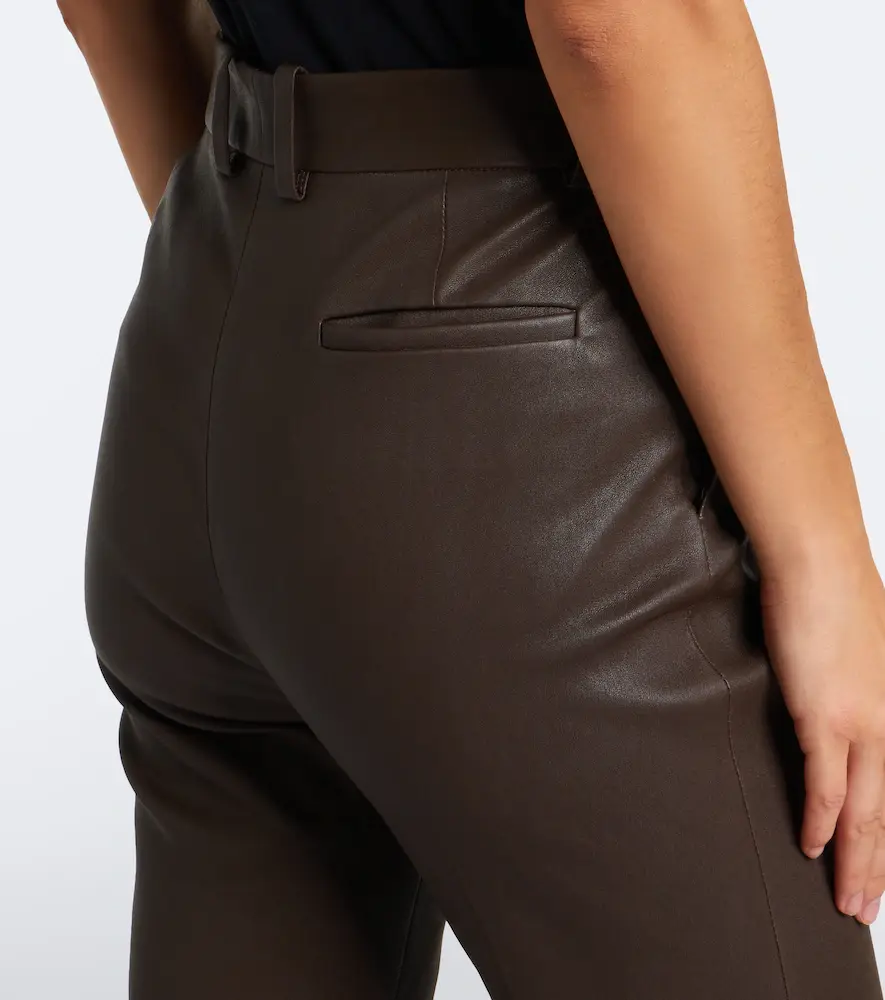 Joseph Tarifa leather flared pants | Thumbnail 3