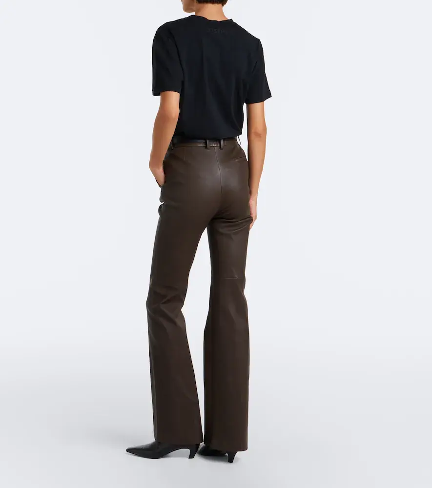 Joseph Tarifa leather flared pants | Thumbnail 5