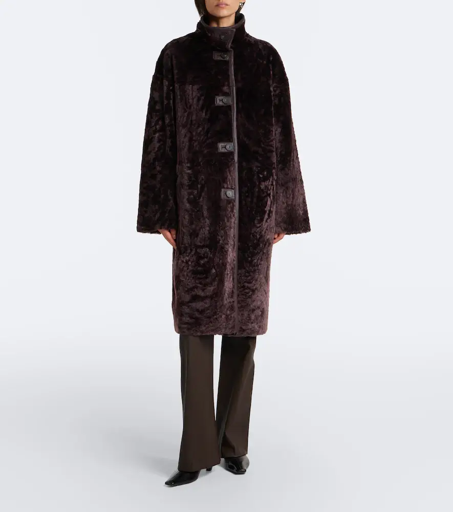 Joseph Ari reversible leather and shearling coat | Thumbnail 2