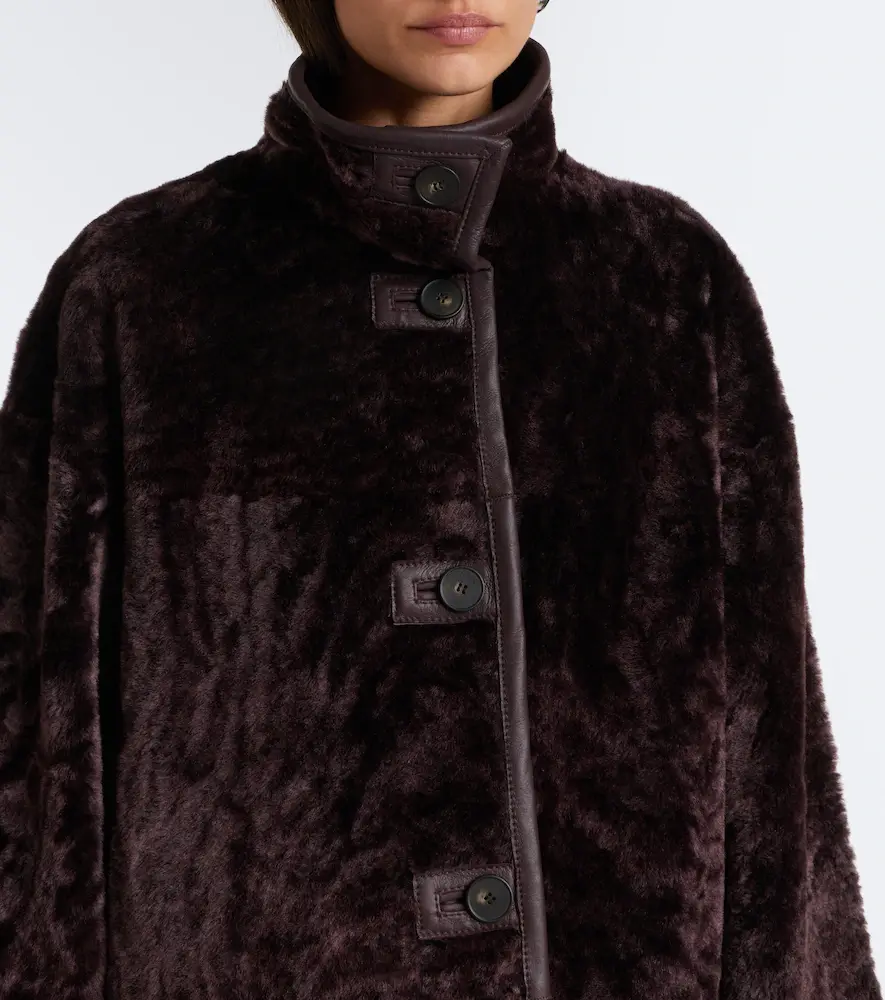 Joseph Ari reversible leather and shearling coat | Thumbnail 3