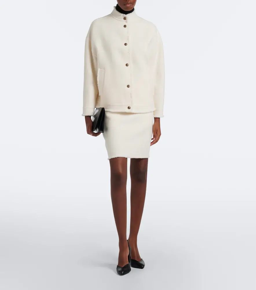 Max Mara Virgin wool jersey miniskirt | Thumbnail 3 Max Mara Virgin wool jersey miniskirt | Thumbnail 3