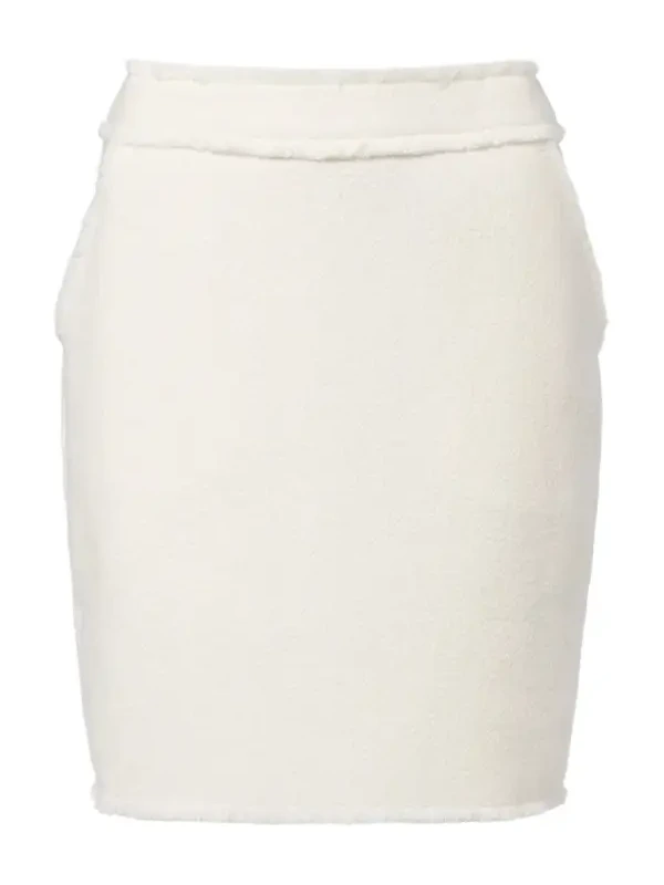 Virgin wool jersey miniskirt Virgin wool jersey miniskirt