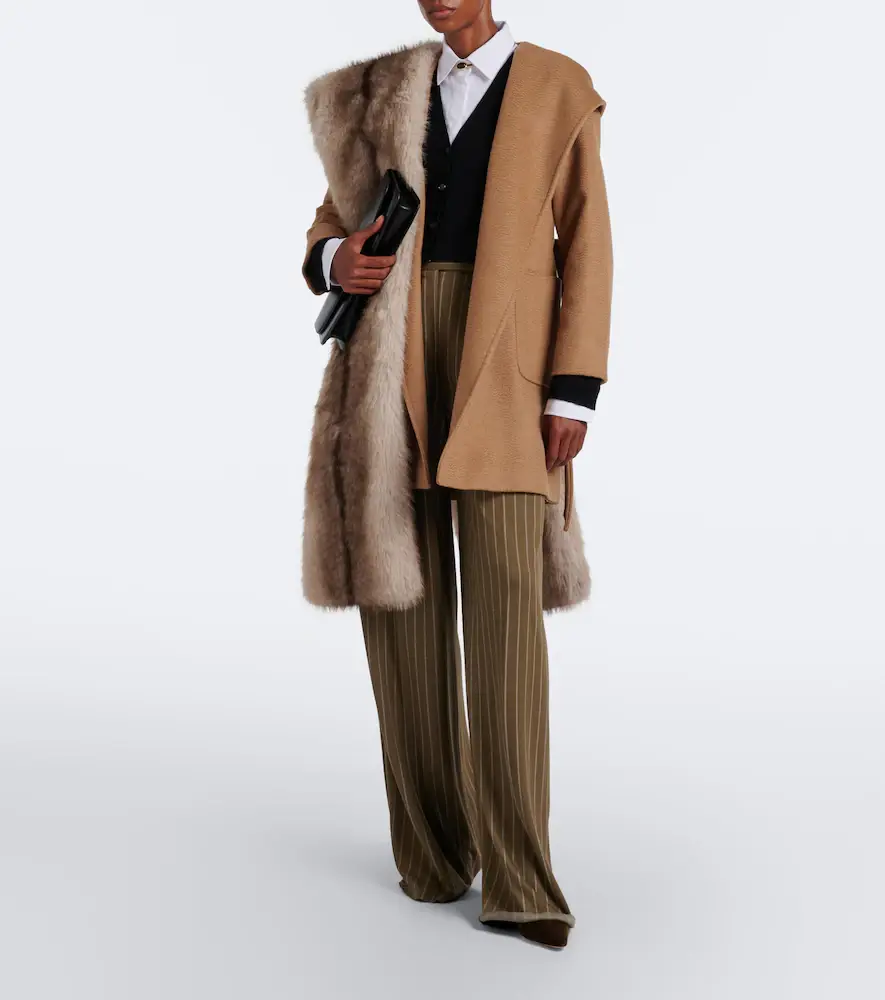 Max Mara Camel hair wrap coat | Thumbnail 2 Max Mara Camel hair wrap coat | Thumbnail 2