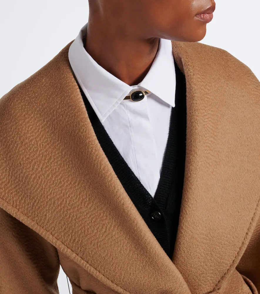 Max Mara Camel hair wrap coat | Thumbnail 3 Max Mara Camel hair wrap coat | Thumbnail 3