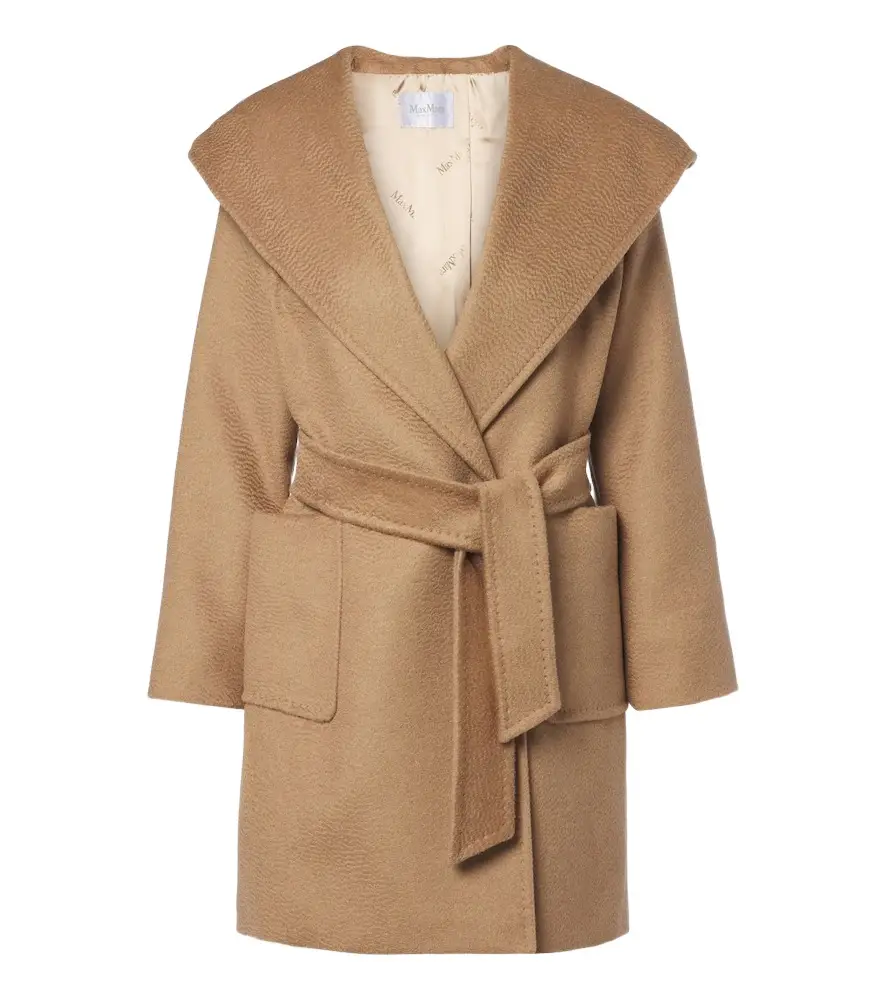 Max Mara Camel hair wrap coat