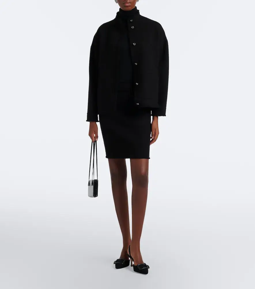 Max Mara Virgin wool jersey miniskirt | Thumbnail 3 Max Mara Virgin wool jersey miniskirt | Thumbnail 3