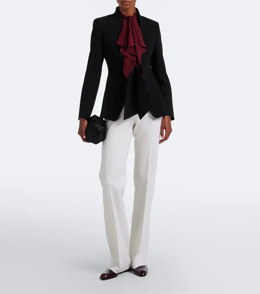 Max Mara Wool-blend straight pants | Thumbnail 2 Max Mara Wool-blend straight pants | Thumbnail 2
