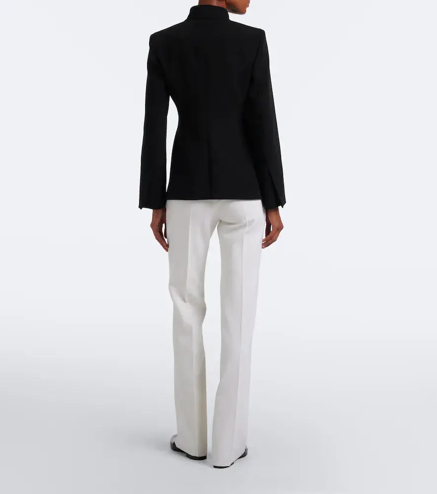 Max Mara Wool-blend straight pants | Thumbnail 3 Max Mara Wool-blend straight pants | Thumbnail 3
