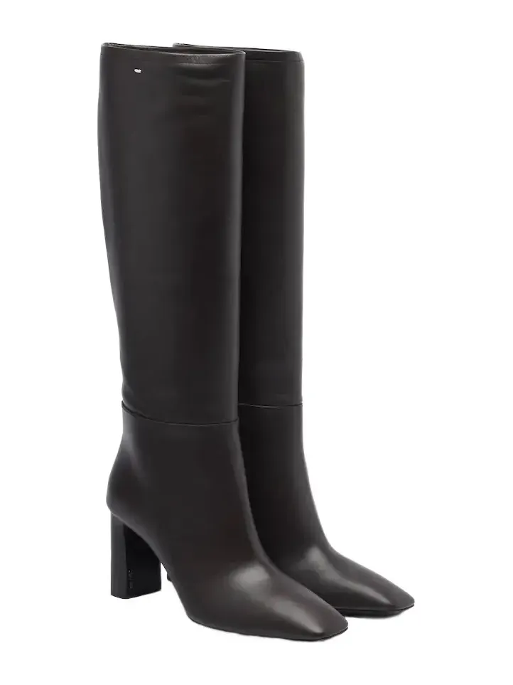 Leather knee-high boots Leather knee-high boots