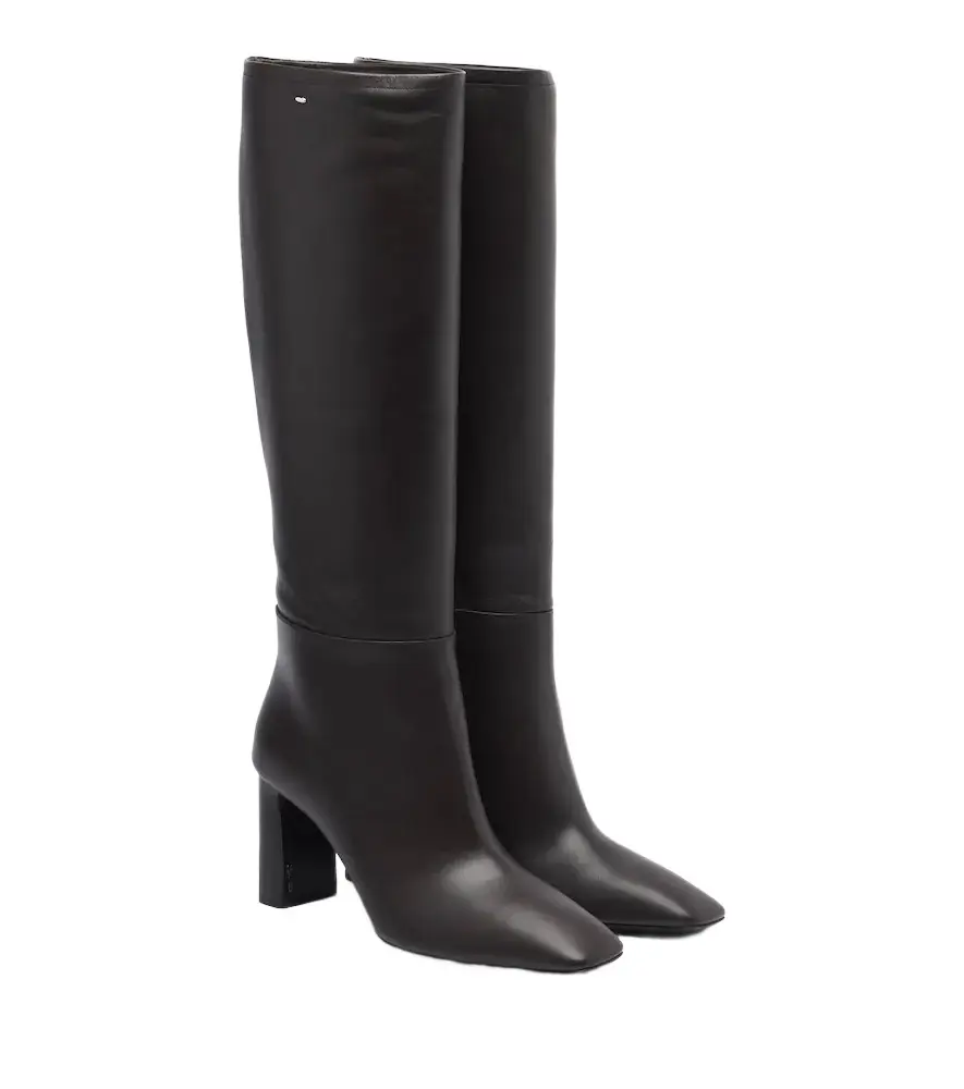 Max Mara Leather knee-high boots | Image 1 Max Mara Leather knee-high boots | Image 1