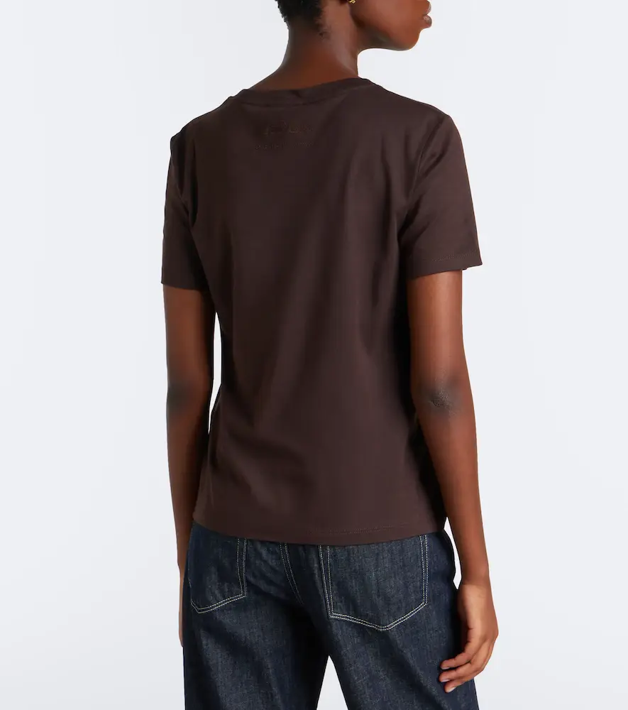 'S Max Mara 'S Max Mara Embellished cotton-blend jersey T-shirt | Thumbnail 3