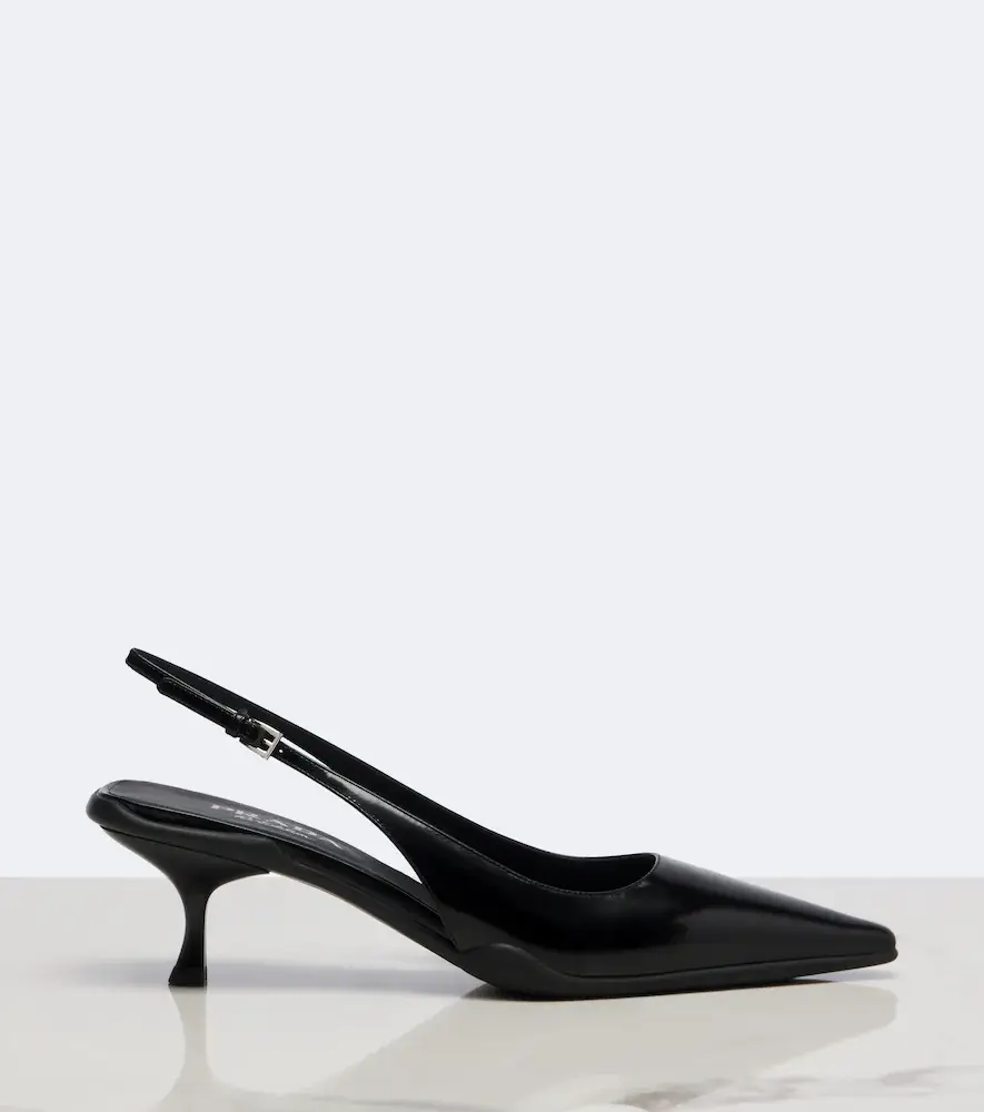Prada Leather slingback pumps | Thumbnail 4 Prada Leather slingback pumps | Thumbnail 4