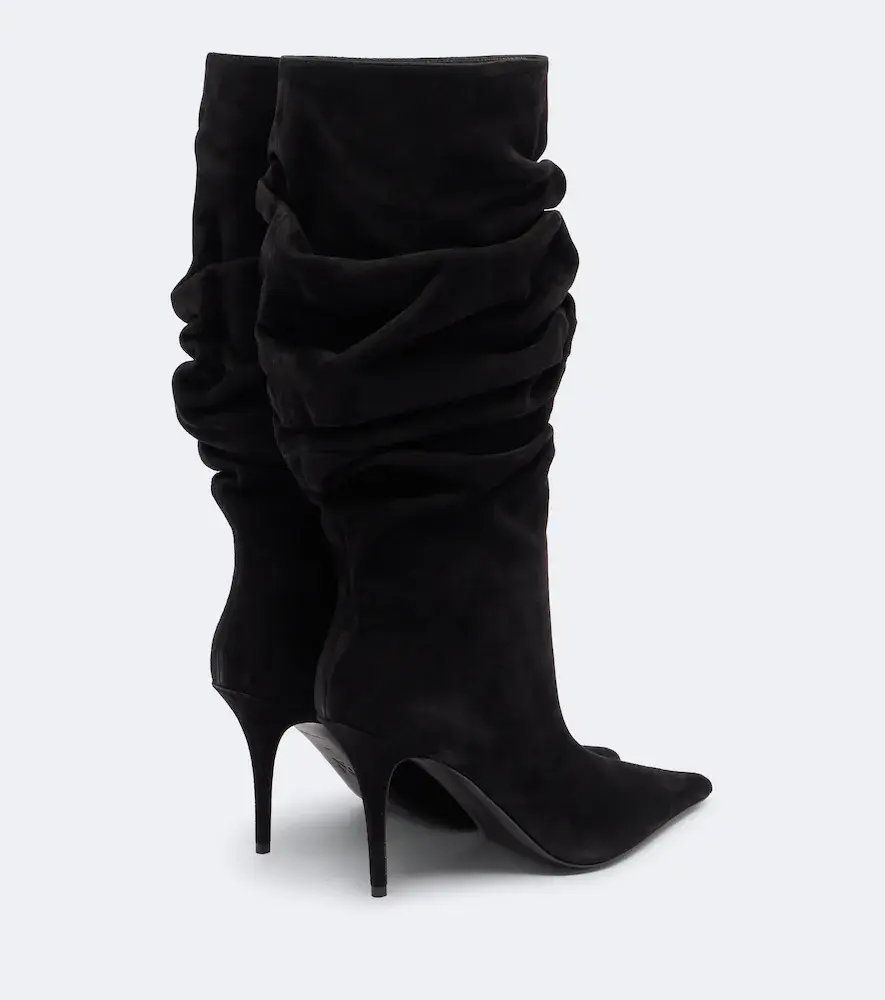 Amina Muaddi Anok suede mid-calf boots | Thumbnail 2
