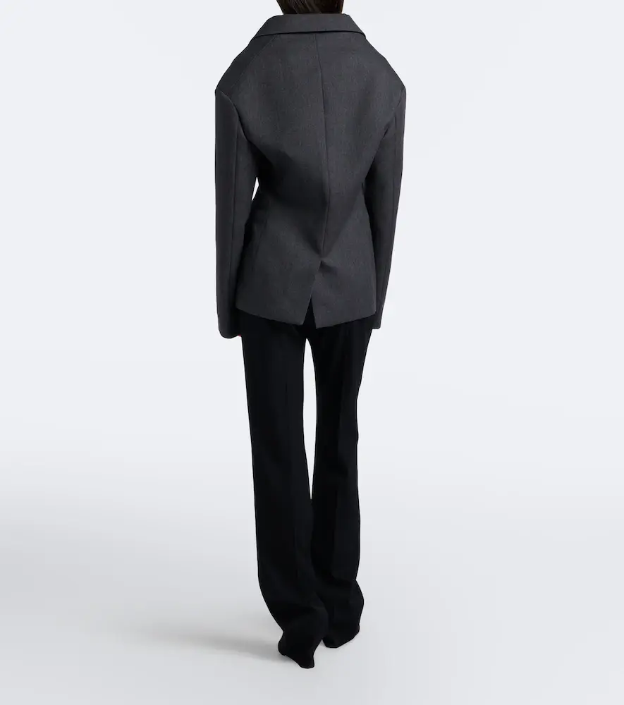 Balenciaga Wool twill slim pants | Thumbnail 2 Balenciaga Wool twill slim pants | Thumbnail 2