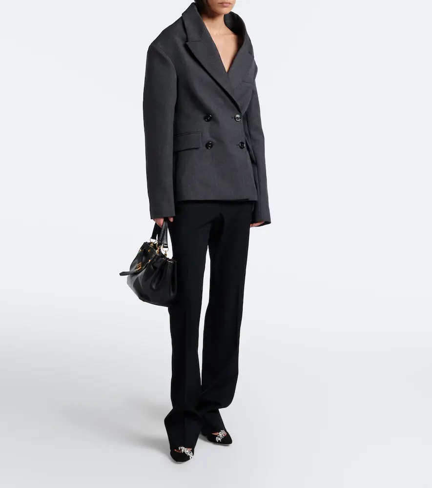 Balenciaga Wool twill slim pants | Thumbnail 6 Balenciaga Wool twill slim pants | Thumbnail 6