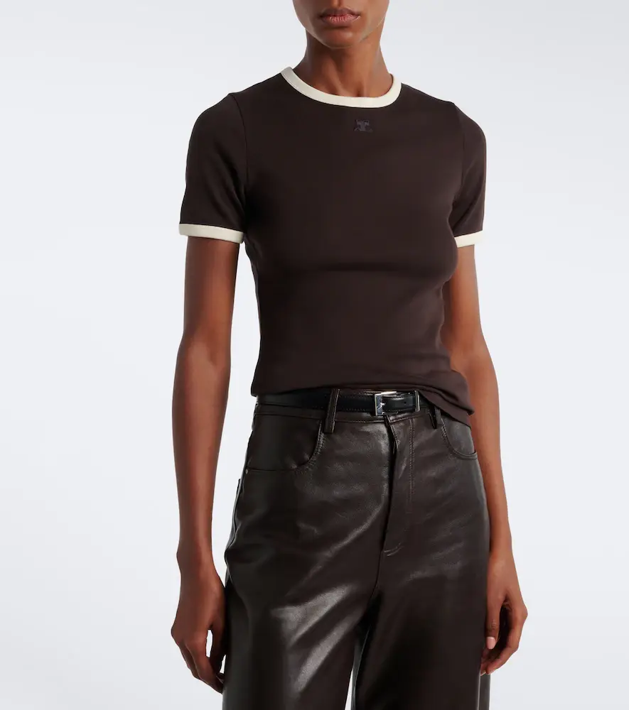 Courrèges Courrèges Cotton jersey T-shirt | Thumbnail 4