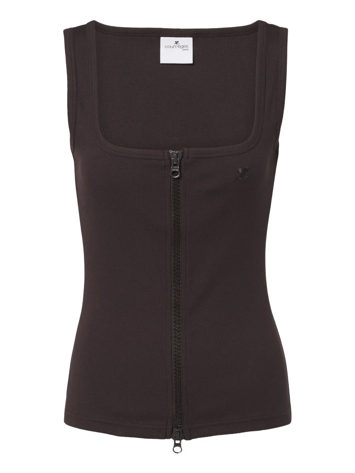 Courrèges Courrèges Zip-up cotton tank