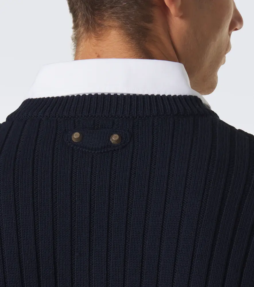 Balenciaga Layered ribbed-knit cotton sweater | Thumbnail 6 Balenciaga Layered ribbed-knit cotton sweater | Thumbnail 6