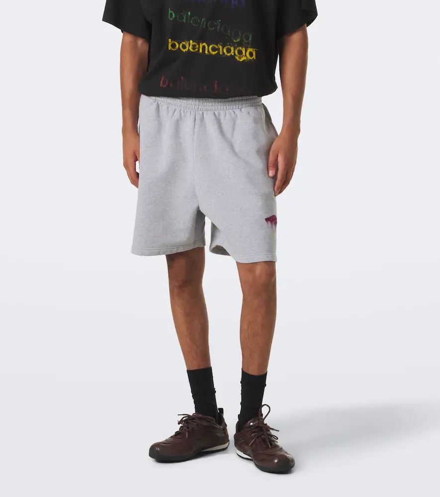 Balenciaga Cotton jersey shorts | Thumbnail 2 Balenciaga Cotton jersey shorts | Thumbnail 2