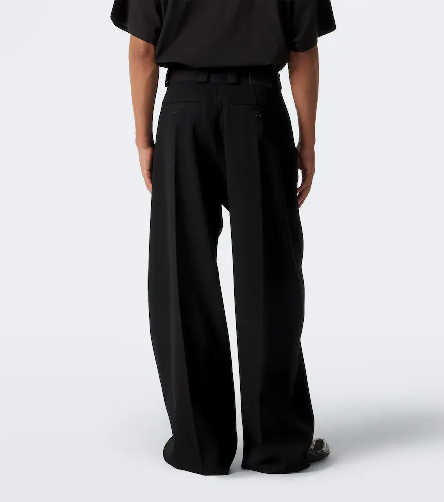 Balenciaga Wool twill barrel-leg pants | Thumbnail 6 Balenciaga Wool twill barrel-leg pants | Thumbnail 6