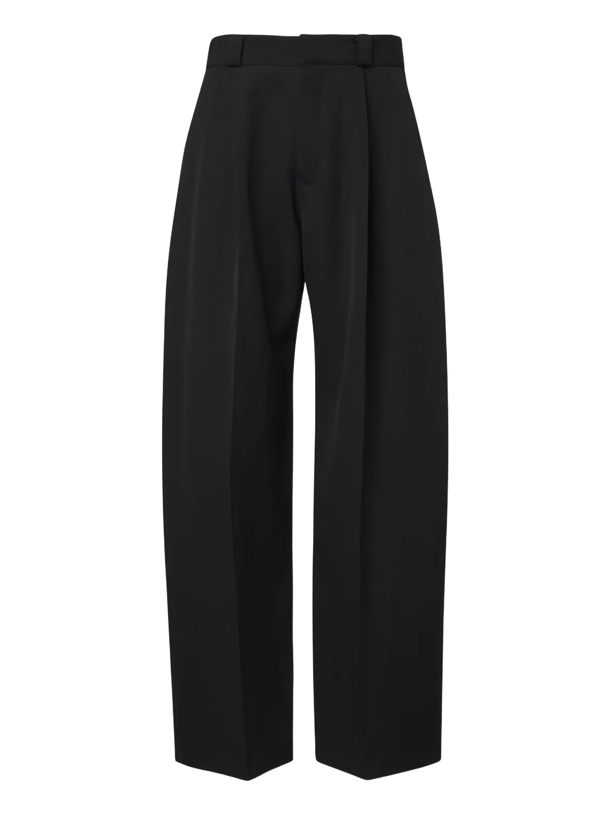 Wool twill barrel-leg pants Wool twill barrel-leg pants