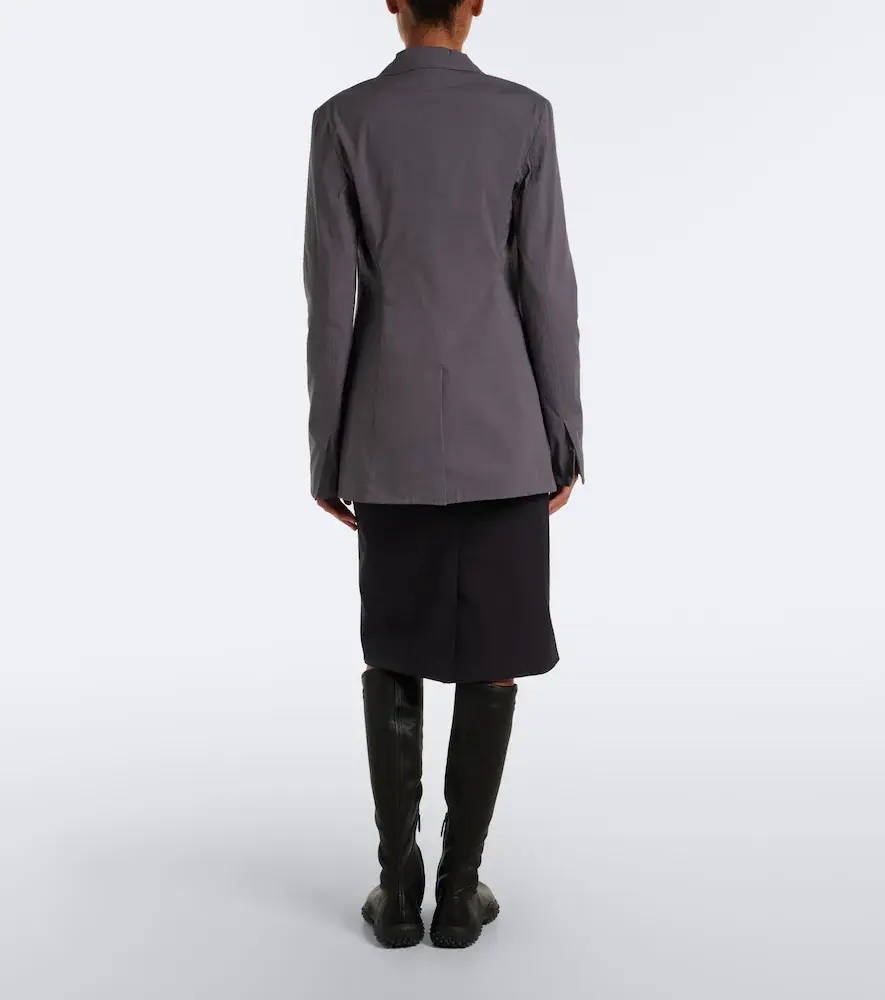 Miu Miu Cotton-blend poplin pencil skirt | Thumbnail 5