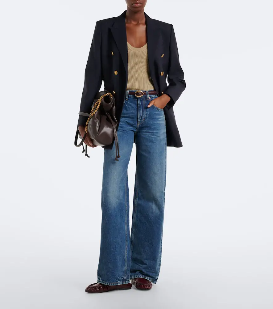 Saint Laurent Neo '90s wide-leg jeans | Thumbnail 2 Saint Laurent Neo '90s wide-leg jeans | Thumbnail 2