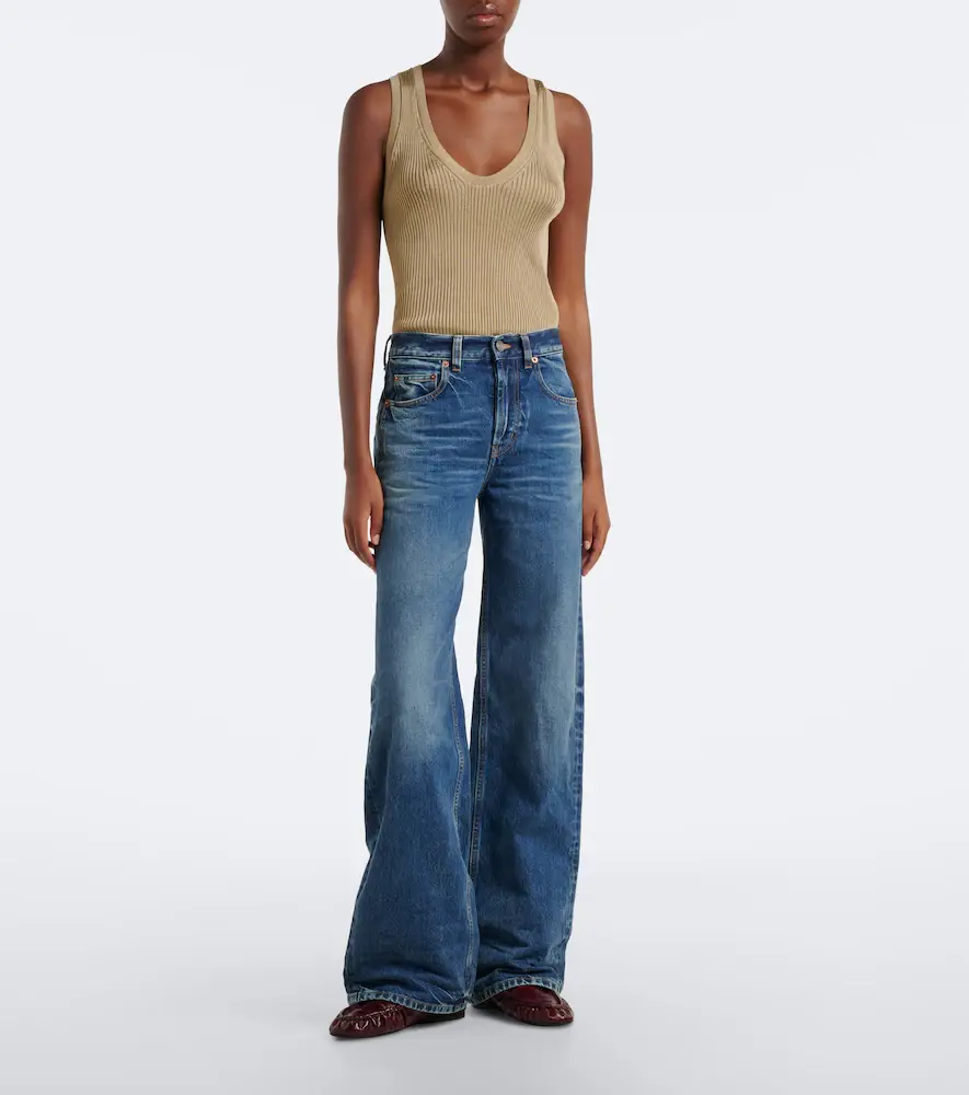Saint Laurent Neo '90s wide-leg jeans | Thumbnail 5 Saint Laurent Neo '90s wide-leg jeans | Thumbnail 5
