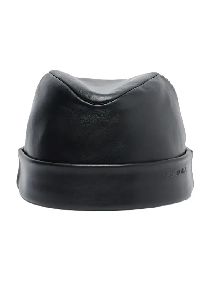Leather hat